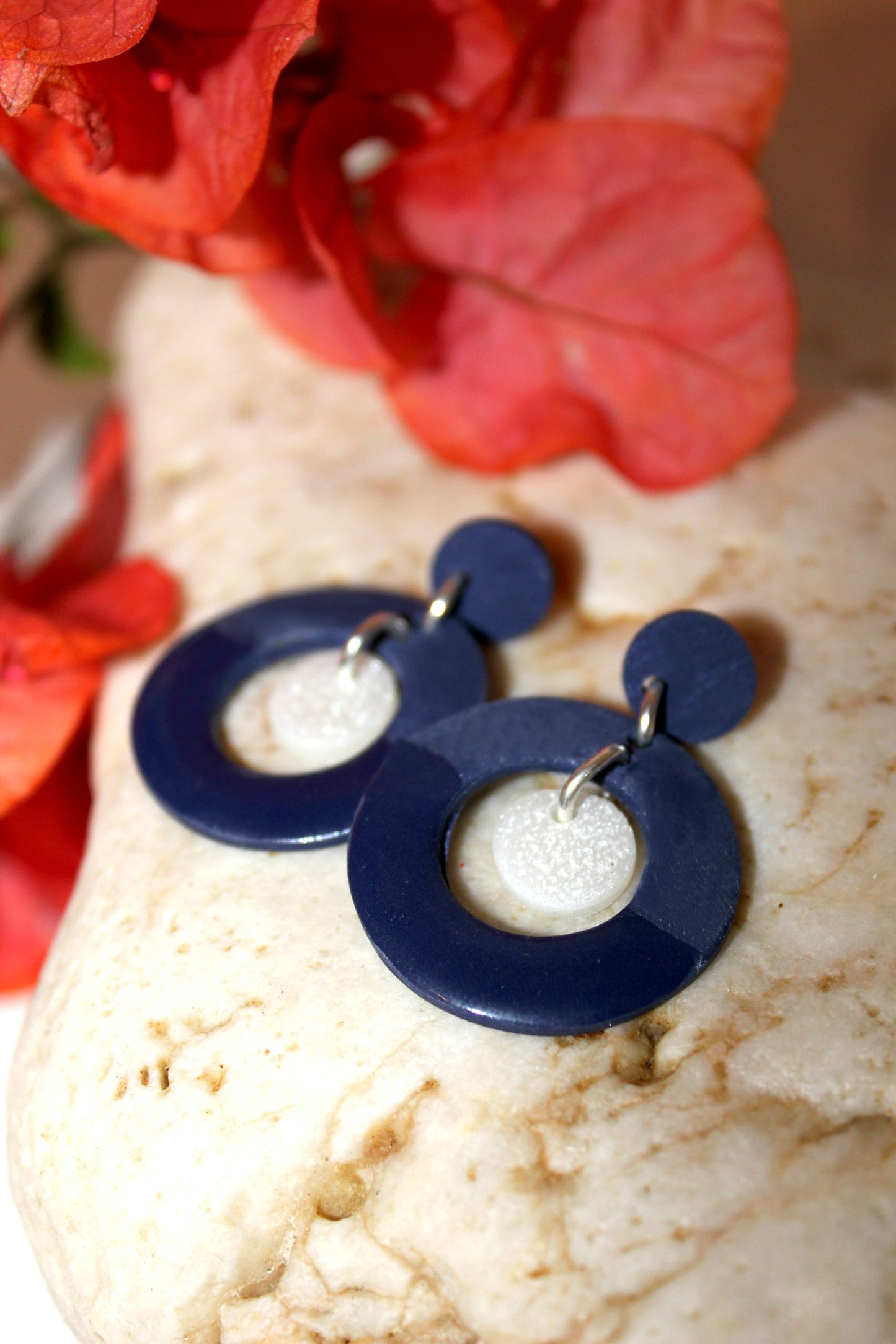 Boucles d'oreilles pleine lune